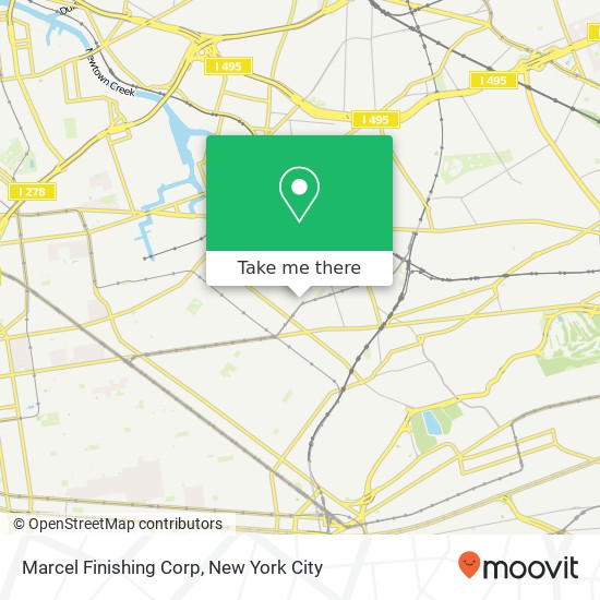 Mapa de Marcel Finishing Corp