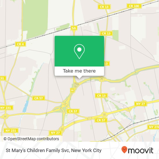 St Mary's Children Family Svc map