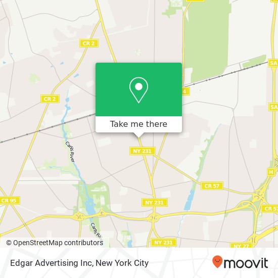 Edgar Advertising Inc map