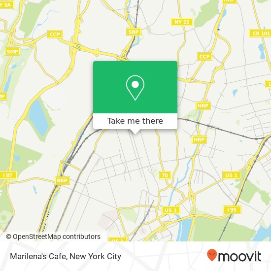 Marilena's Cafe map