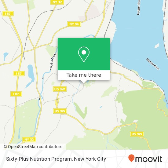 Mapa de Sixty-Plus Nutrition Program