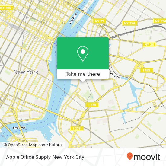 Mapa de Apple Office Supply