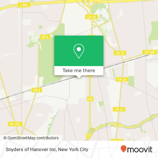 Snyders of Hanover Inc map