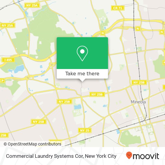 Mapa de Commercial Laundry Systems Cor