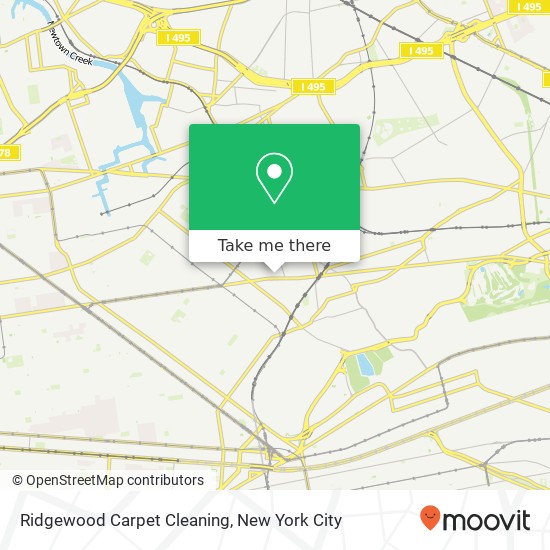 Mapa de Ridgewood Carpet Cleaning