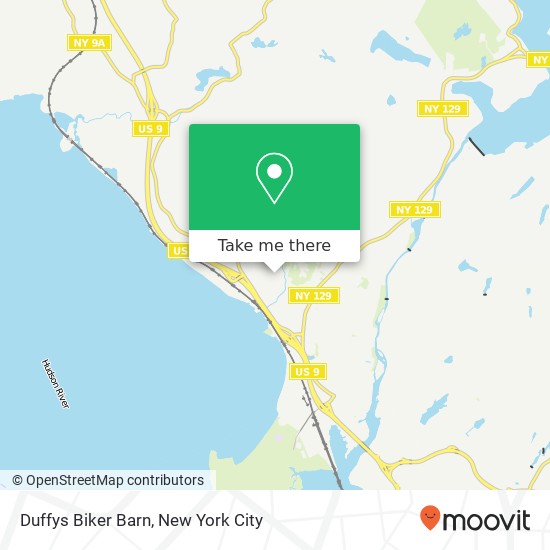 Mapa de Duffys Biker Barn