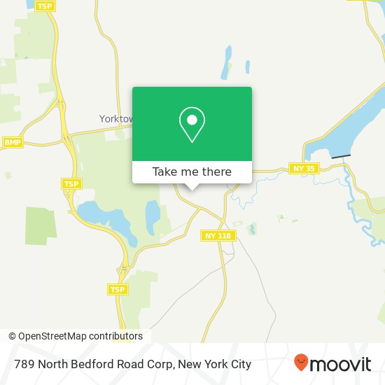 Mapa de 789 North Bedford Road Corp