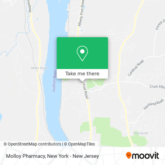 Mapa de Molloy Pharmacy