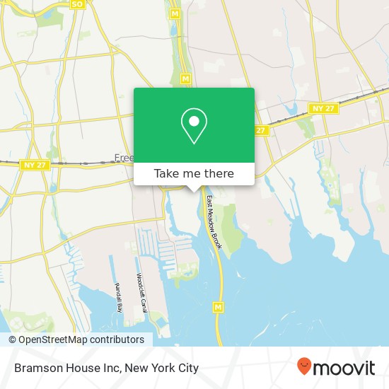 Bramson House Inc map