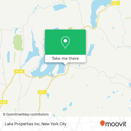 Lake Properties Inc map