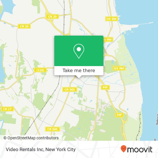 Video Rentals Inc map