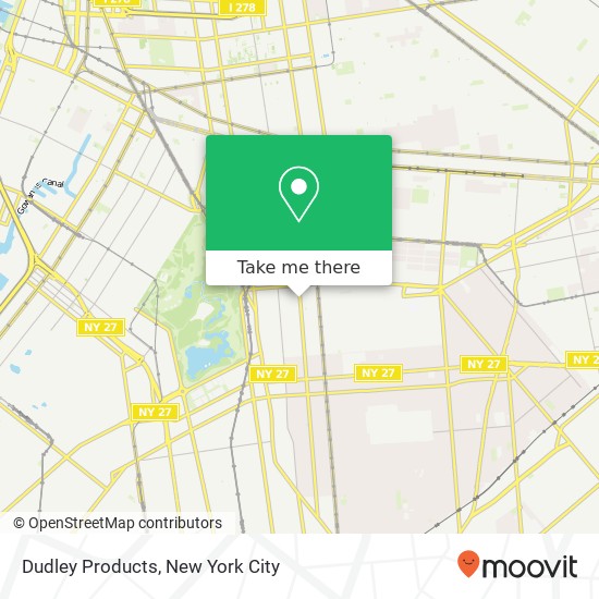 Dudley Products map