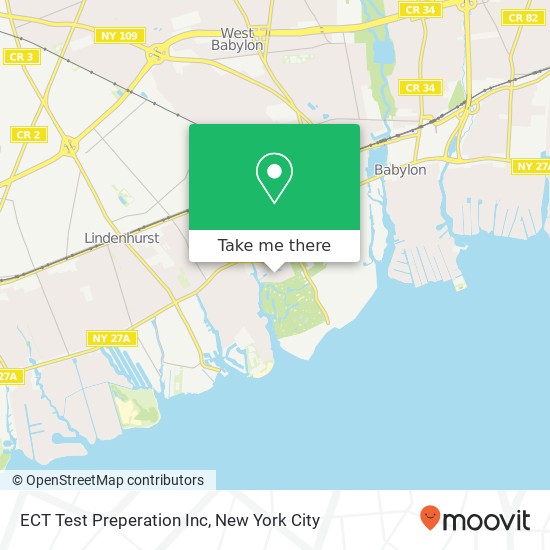 Mapa de ECT Test Preperation Inc