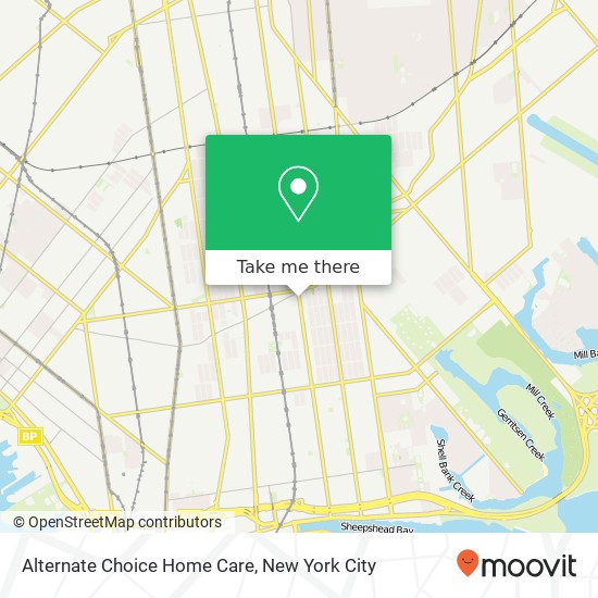Alternate Choice Home Care map