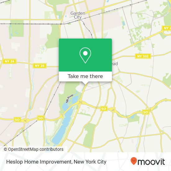 Heslop Home Improvement map