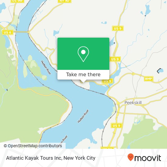 Atlantic Kayak Tours Inc map