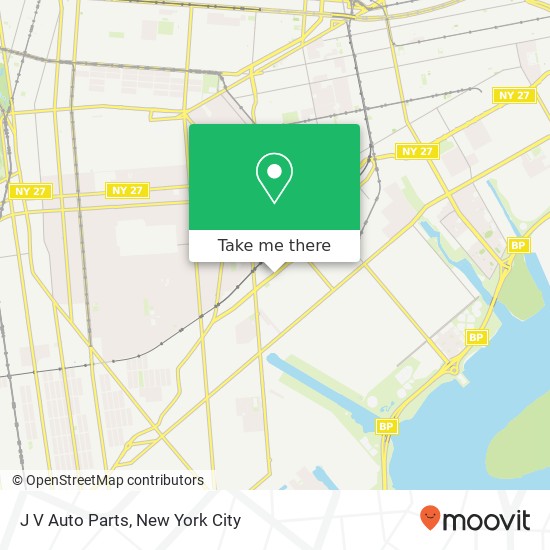 J V Auto Parts map