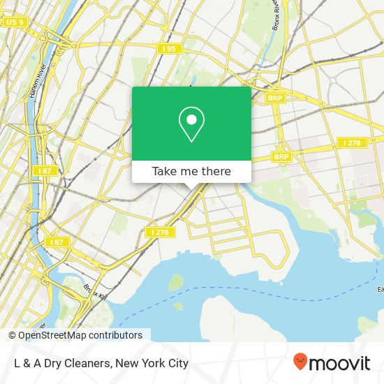 L & A Dry Cleaners map