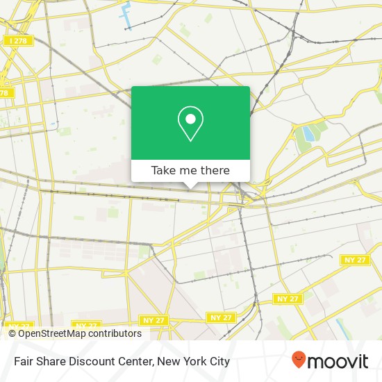 Mapa de Fair Share Discount Center