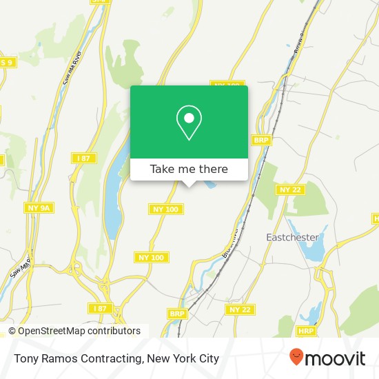 Tony Ramos Contracting map