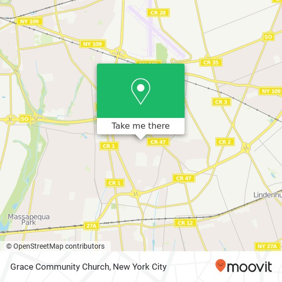 Mapa de Grace Community Church