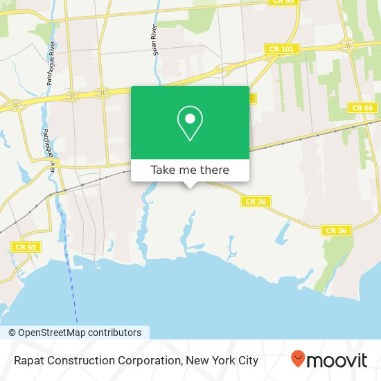 Mapa de Rapat Construction Corporation