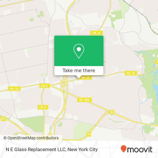 Mapa de N E Glass Replacement LLC