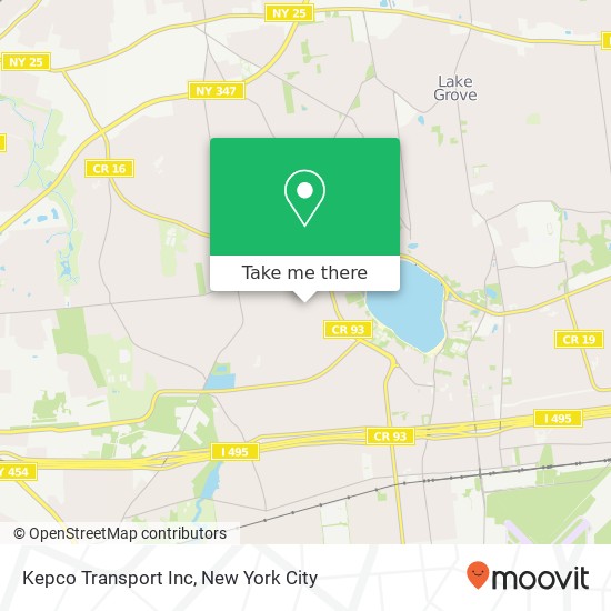 Mapa de Kepco Transport Inc