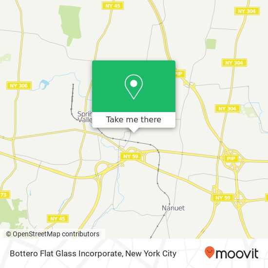 Bottero Flat Glass Incorporate map