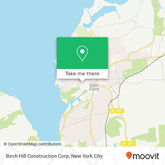 Mapa de Birch Hill Construction Corp