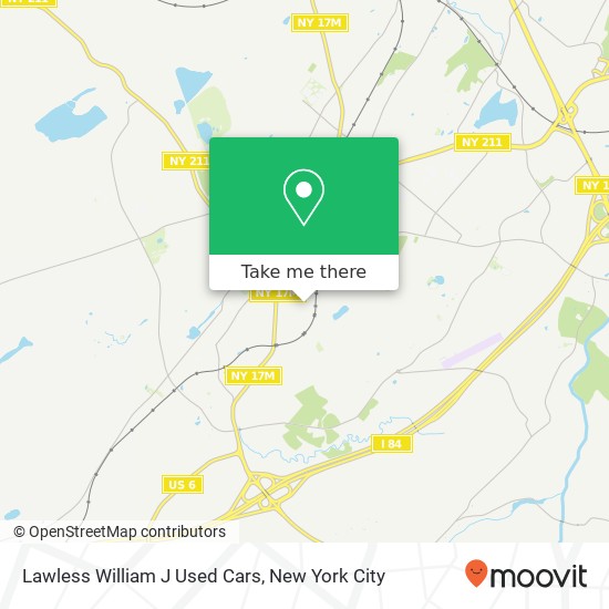 Lawless William J Used Cars map