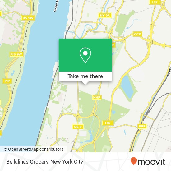 Bellalinas Grocery map