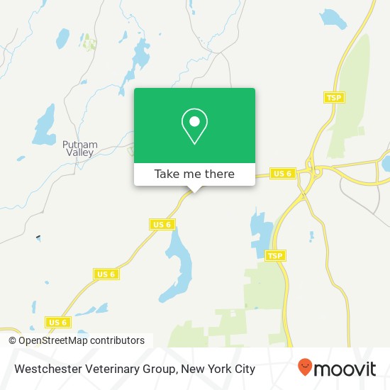 Westchester Veterinary Group map