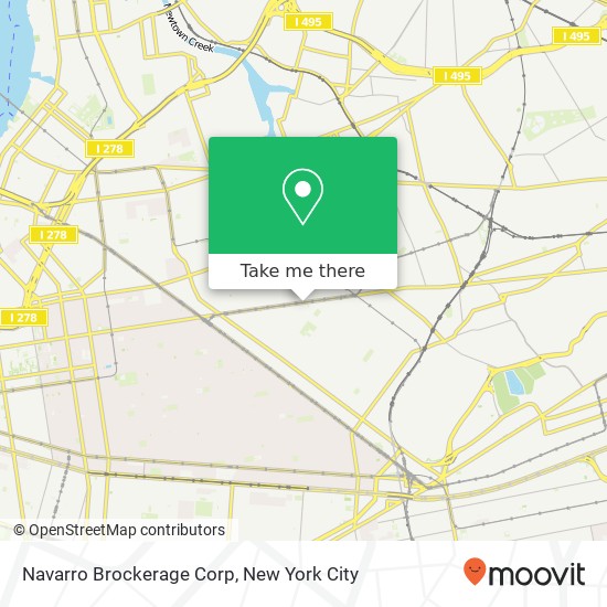 Navarro Brockerage Corp map