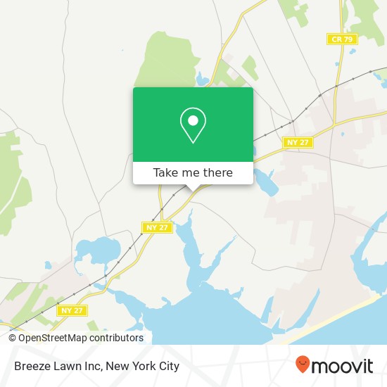 Breeze Lawn Inc map