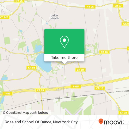 Mapa de Roseland School Of Dance