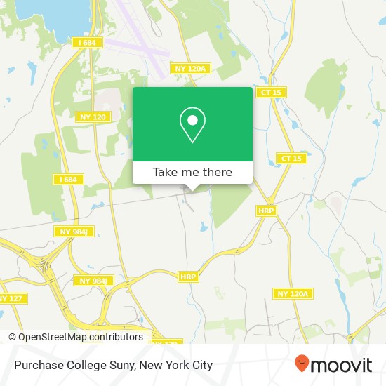 Mapa de Purchase College Suny