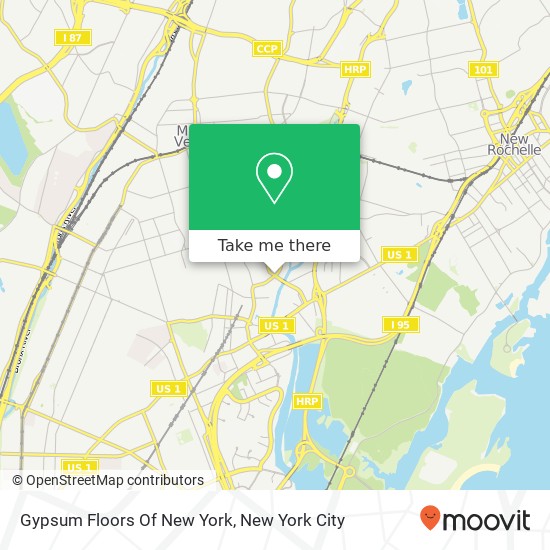 Mapa de Gypsum Floors Of New York