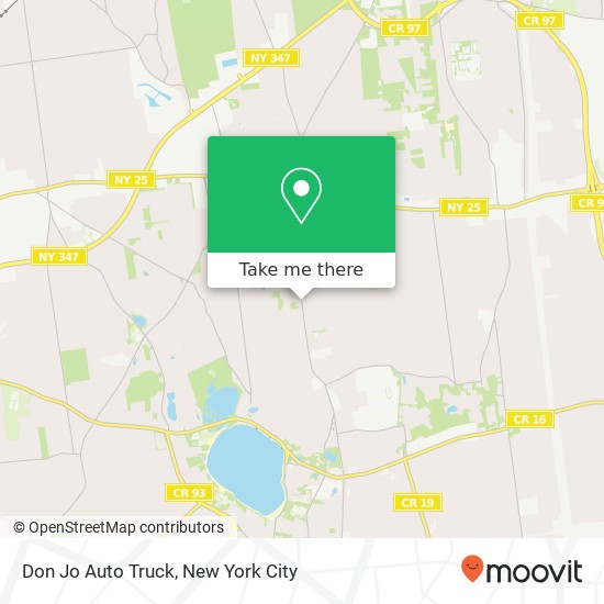 Don Jo Auto Truck map