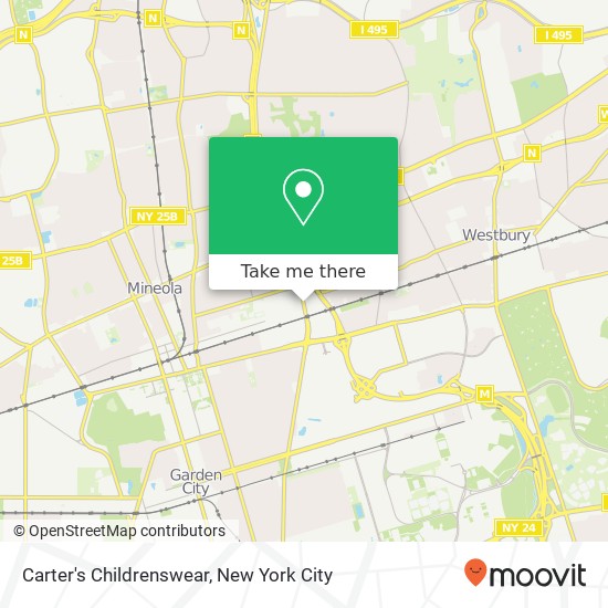 Carter's Childrenswear map