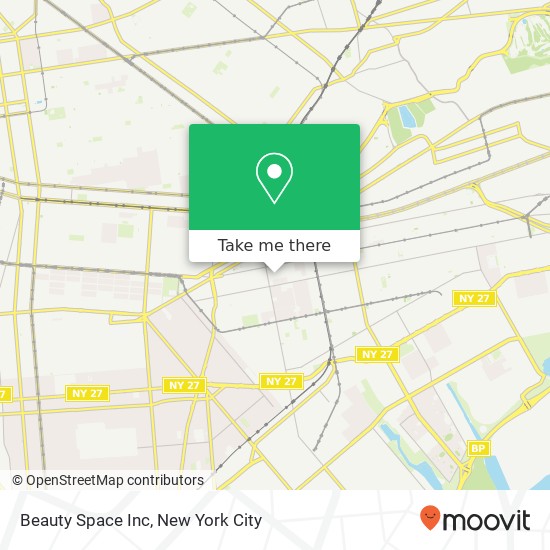 Beauty Space Inc map