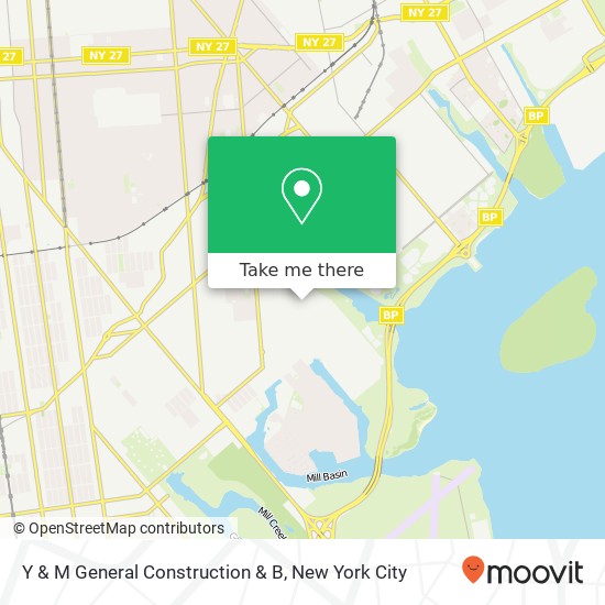 Y & M General Construction & B map