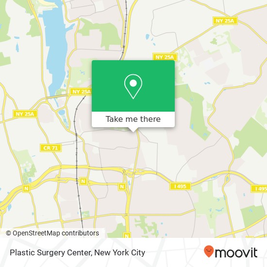 Plastic Surgery Center map