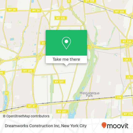 Mapa de Dreamworks Construction Inc