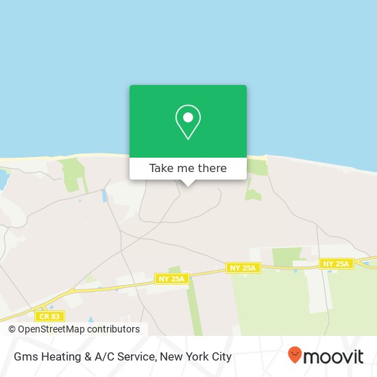 Gms Heating & A/C Service map