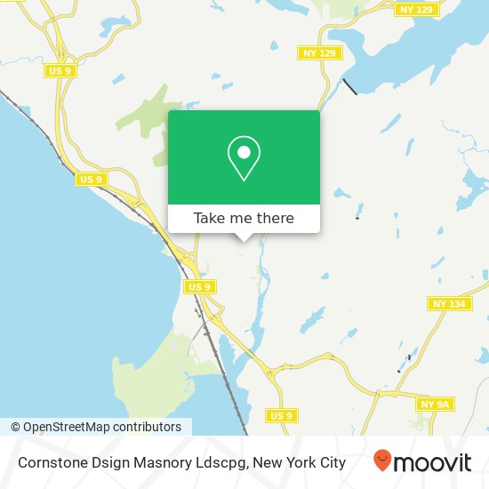 Cornstone Dsign Masnory Ldscpg map