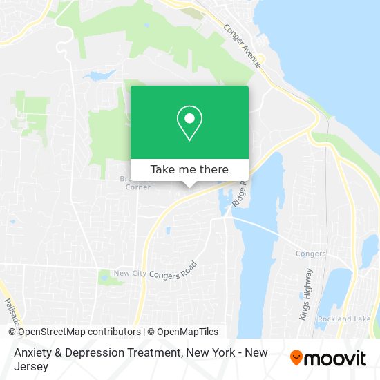 Anxiety & Depression Treatment map