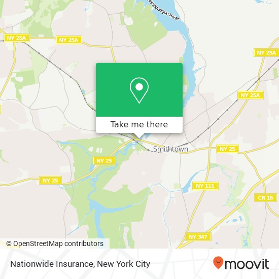 Mapa de Nationwide Insurance