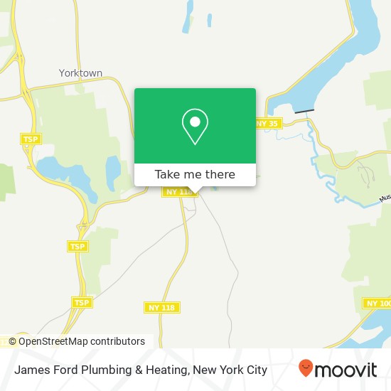 Mapa de James Ford Plumbing & Heating