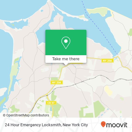 Mapa de 24 Hour Emergency Locksmith